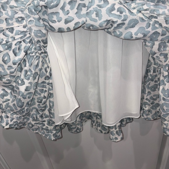 Buddy Love Gray Leopard Print Midi Dress - Picture 4 of 5